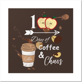 100 Days of Coffee & Chaos Posters and Art